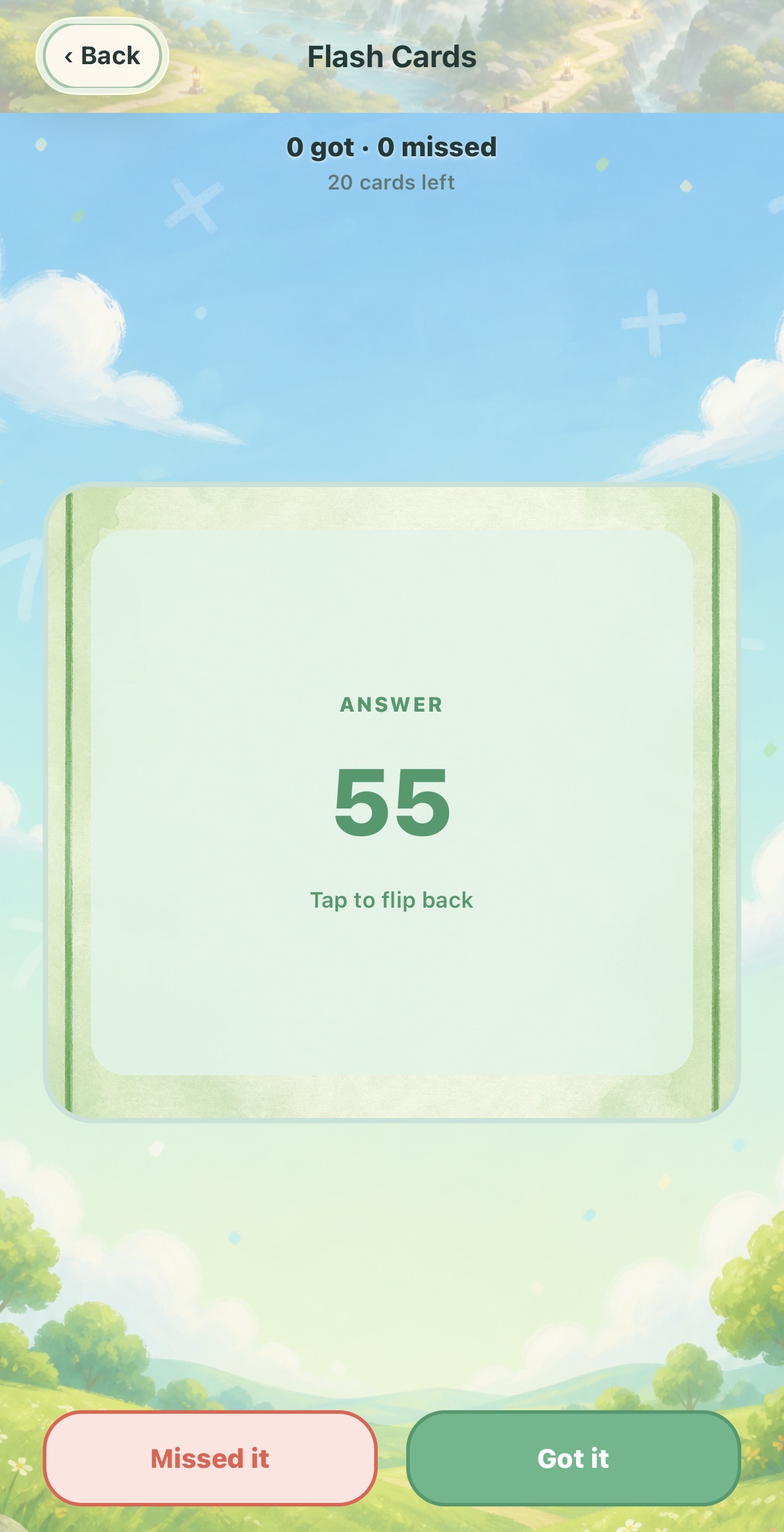 Mental Math Champion gameplay