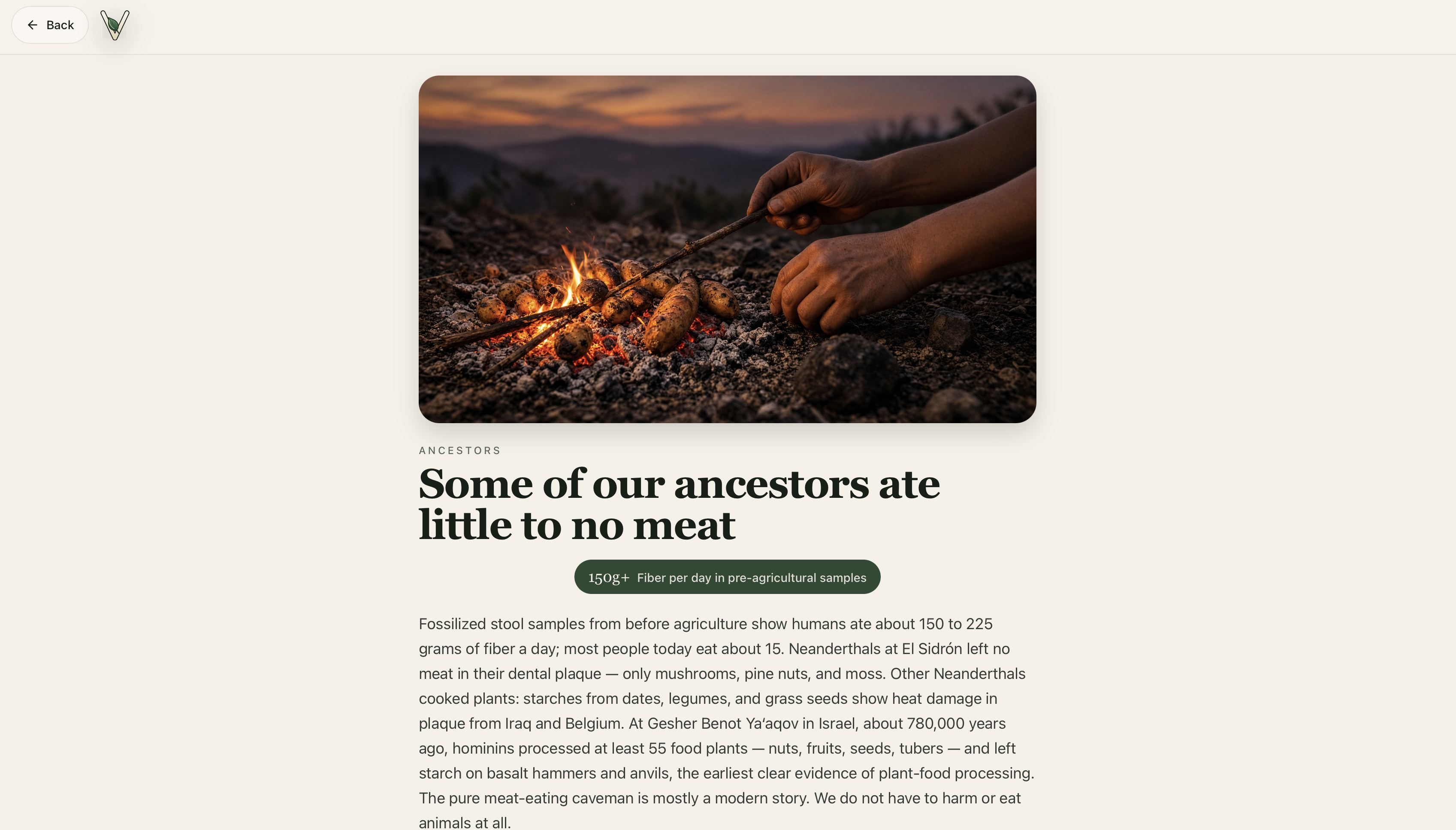 Environmental impact page